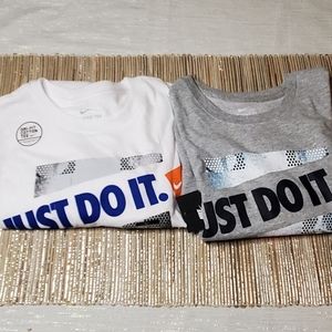 2 Nike DRY Tee Shirt Sleeve Size M